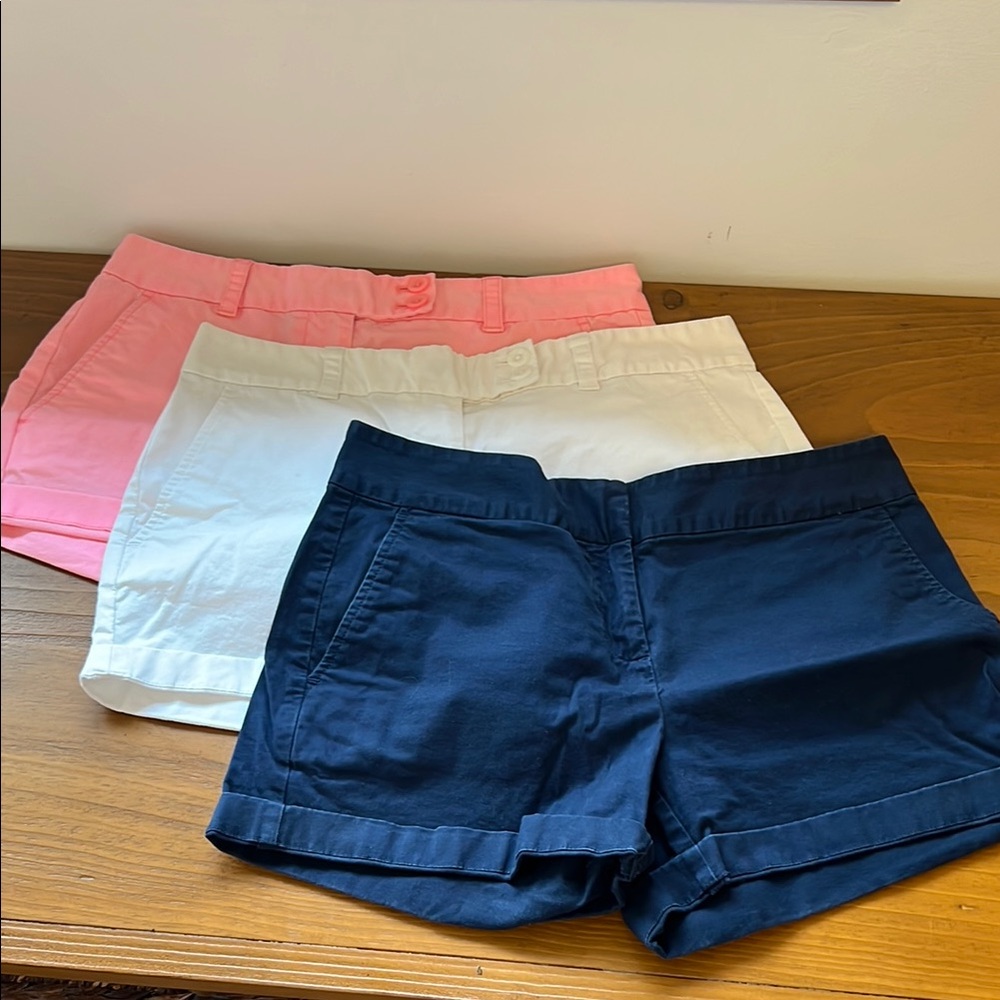 Vineyard Vines Pink and White Bermuda Shorts